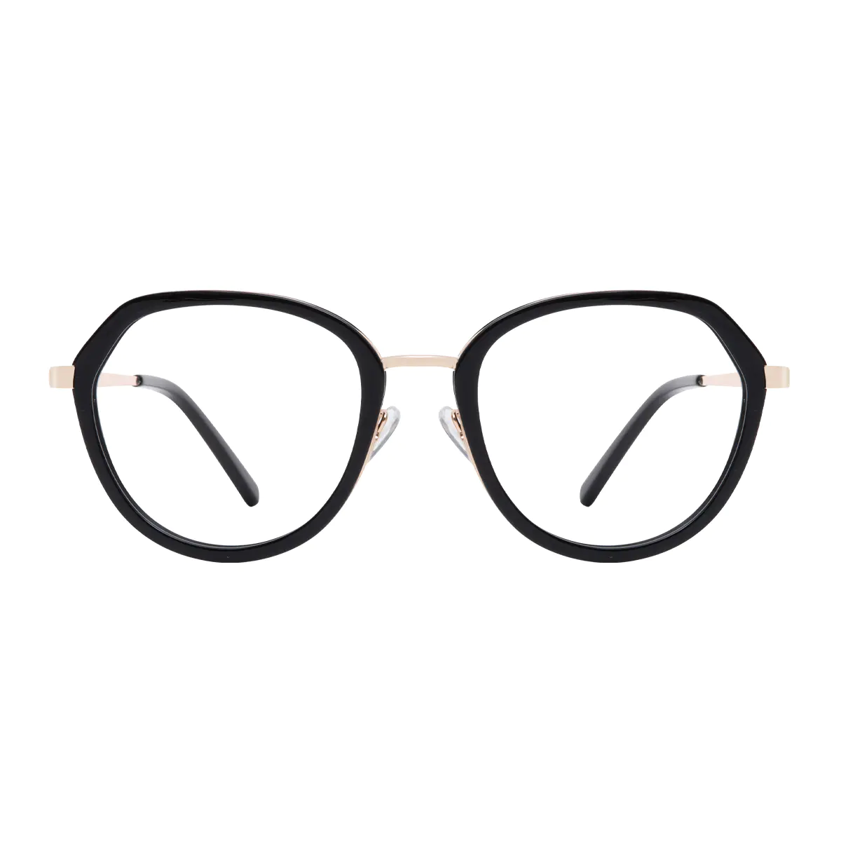 Round Black Eyeglasses