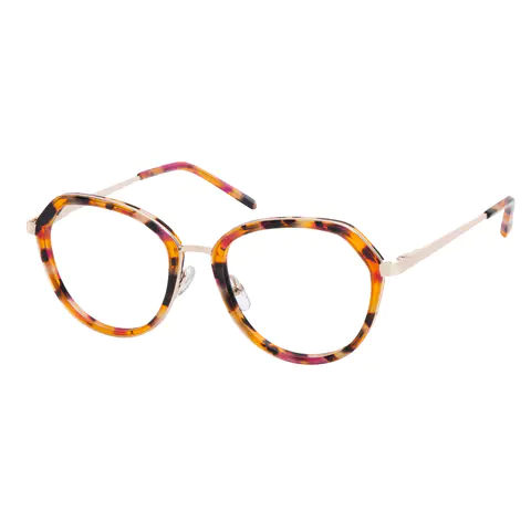 Round Tortoiseshell Eyeglasses