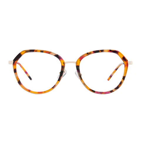 Round Tortoiseshell Eyeglasses