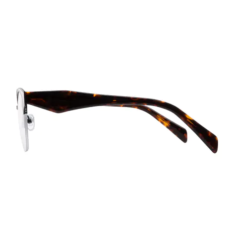 Cat-eye Black/White Eyeglasses