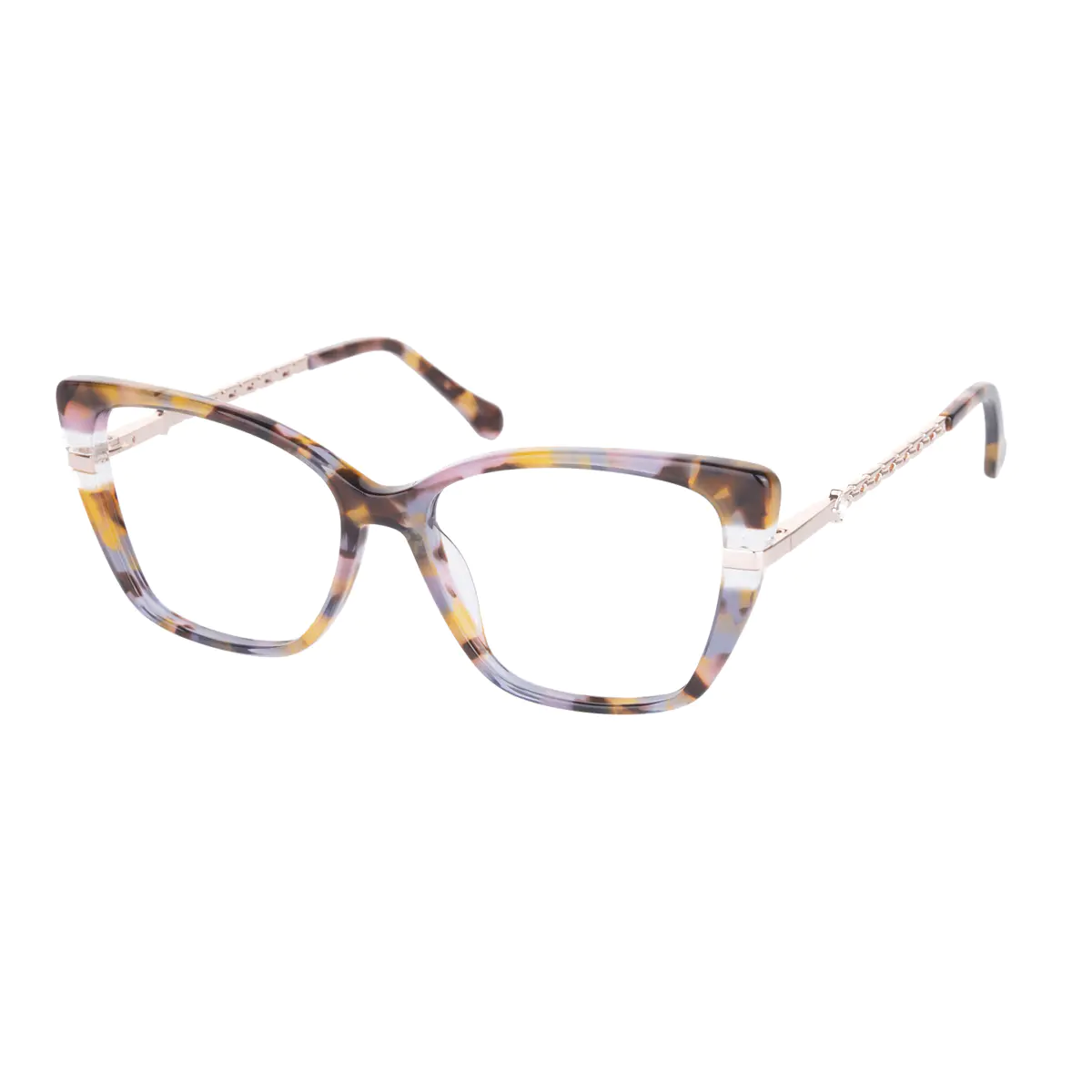 Rectangle Tortoiseshell Eyeglasses