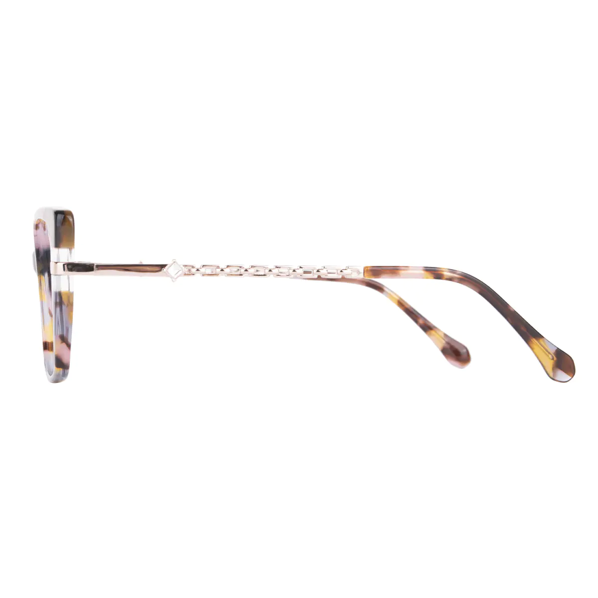 Rectangle Tortoiseshell Eyeglasses