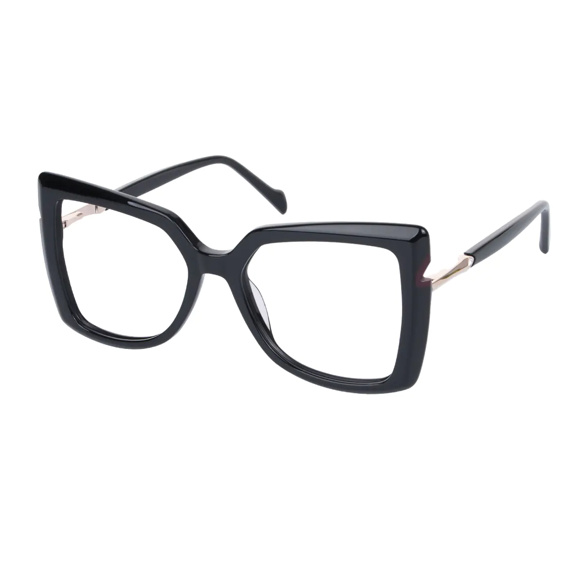 Square Black Eyeglasses
