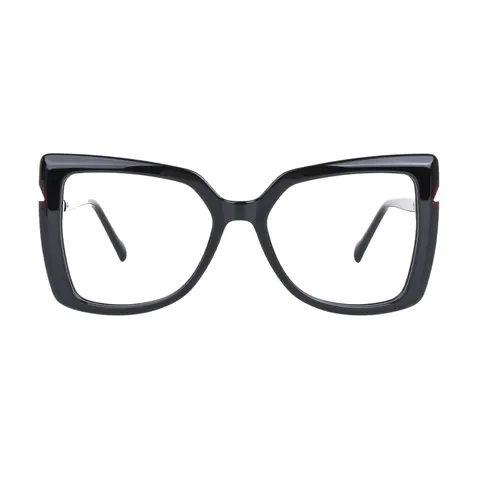 Square Black Eyeglasses