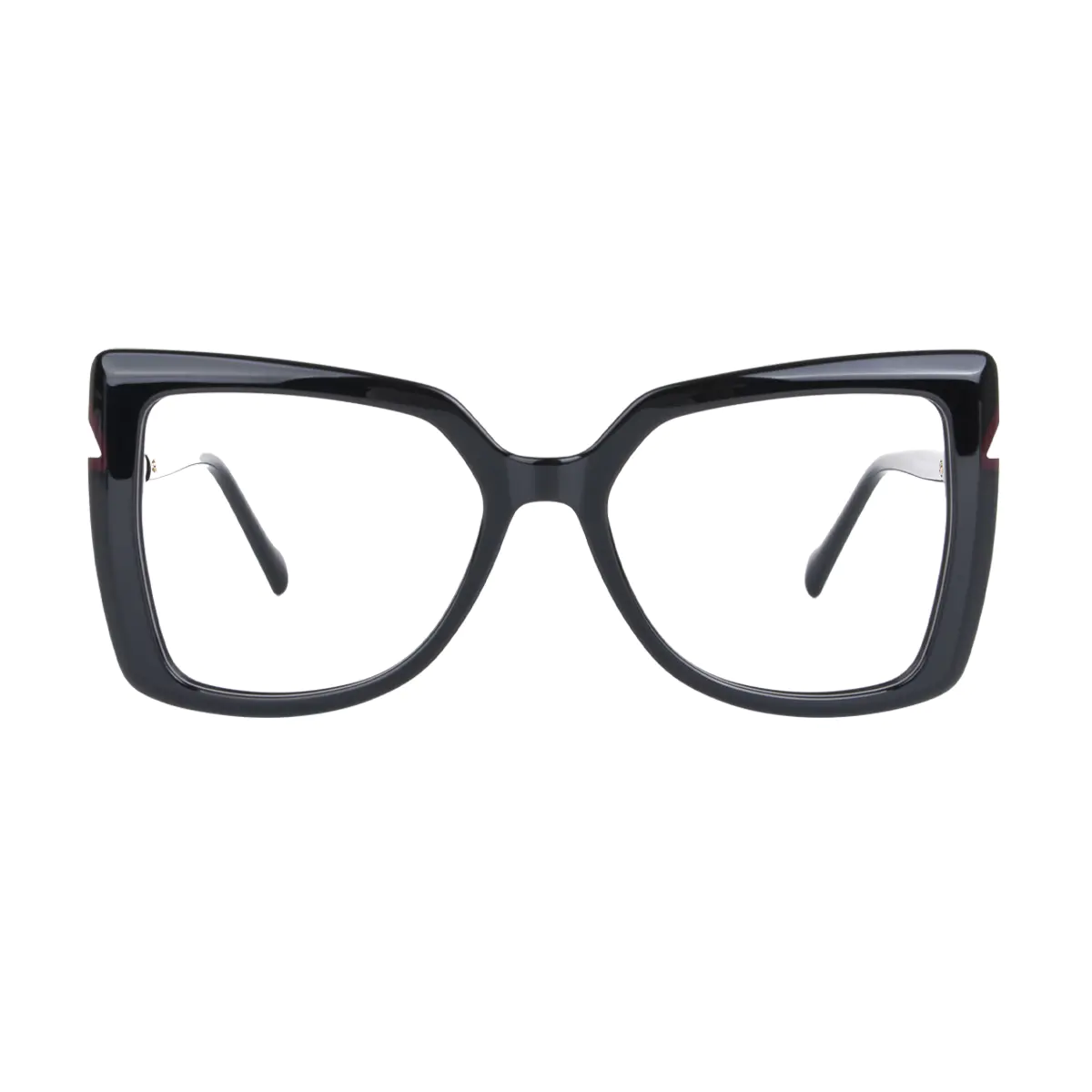 Square Black Eyeglasses
