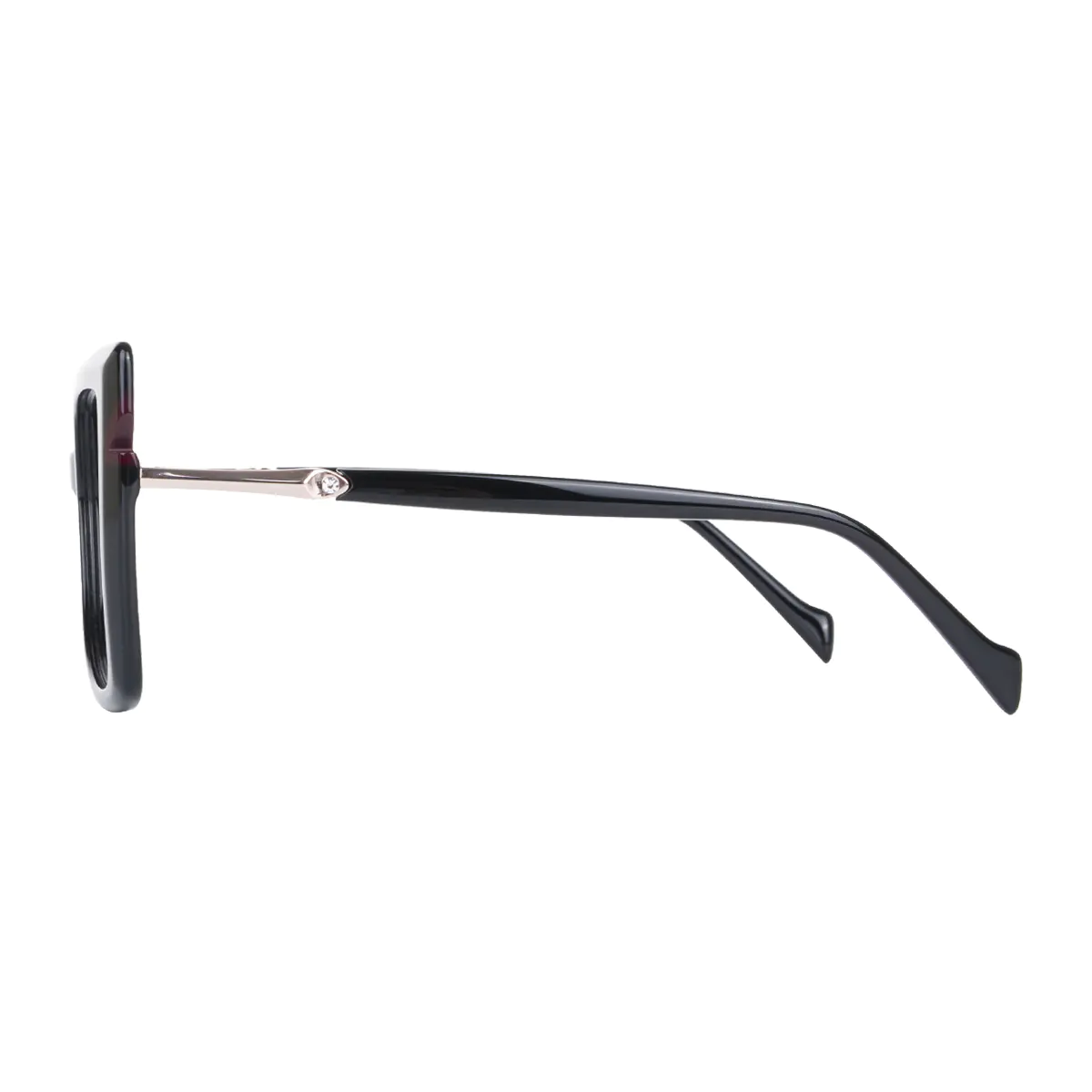 Square Black Eyeglasses