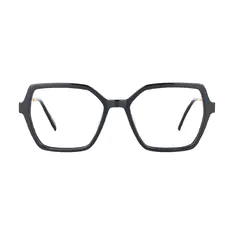 Square Black Eyeglasses