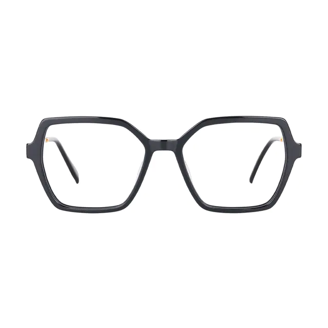 Square Black Eyeglasses