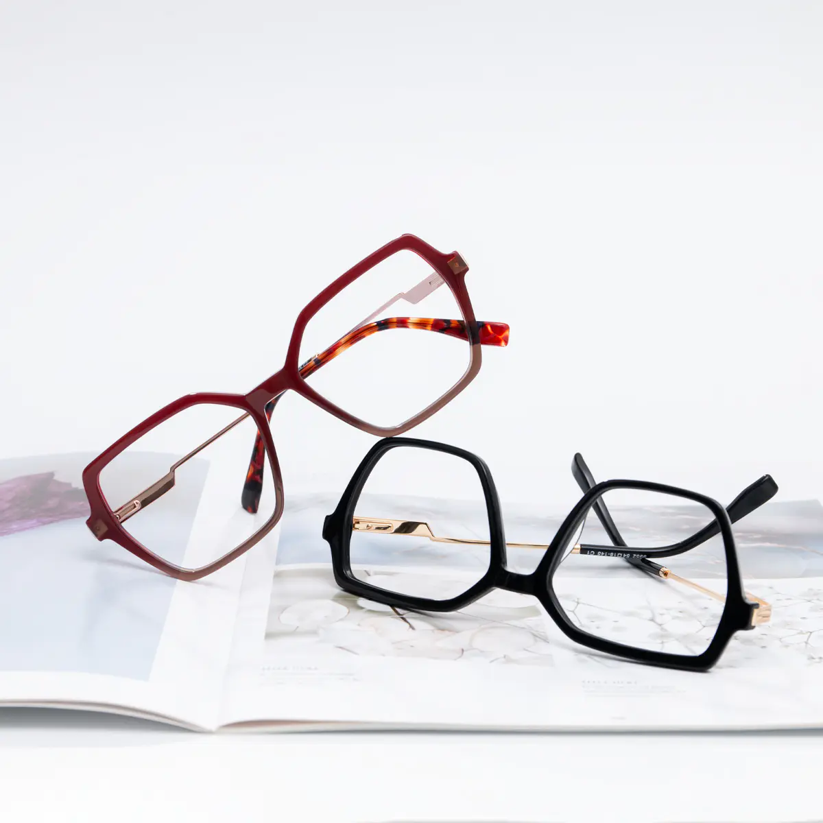 Square Black Eyeglasses