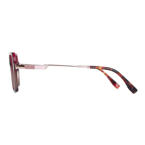 Square Red Eyeglasses