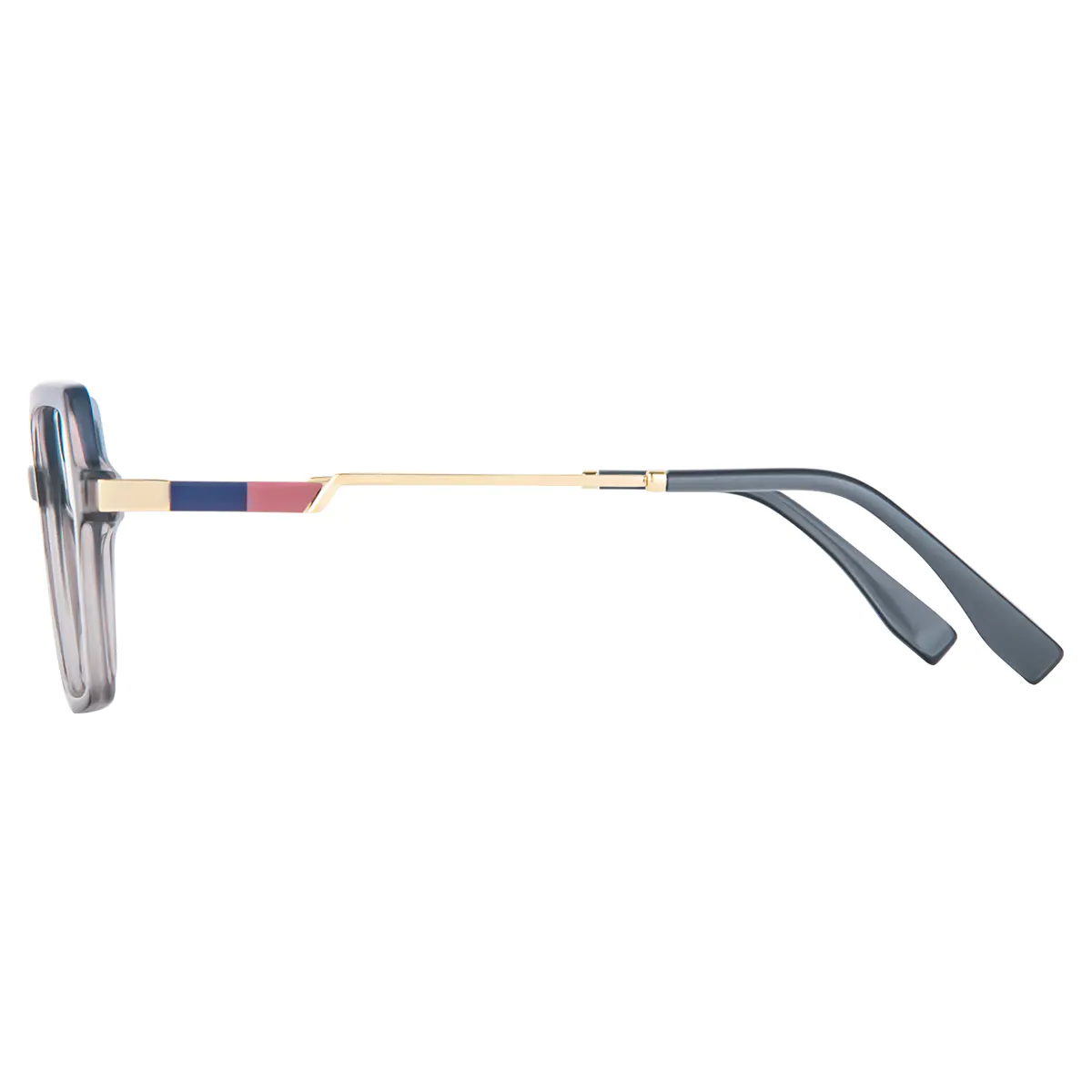 Square Black/Gray Eyeglasses