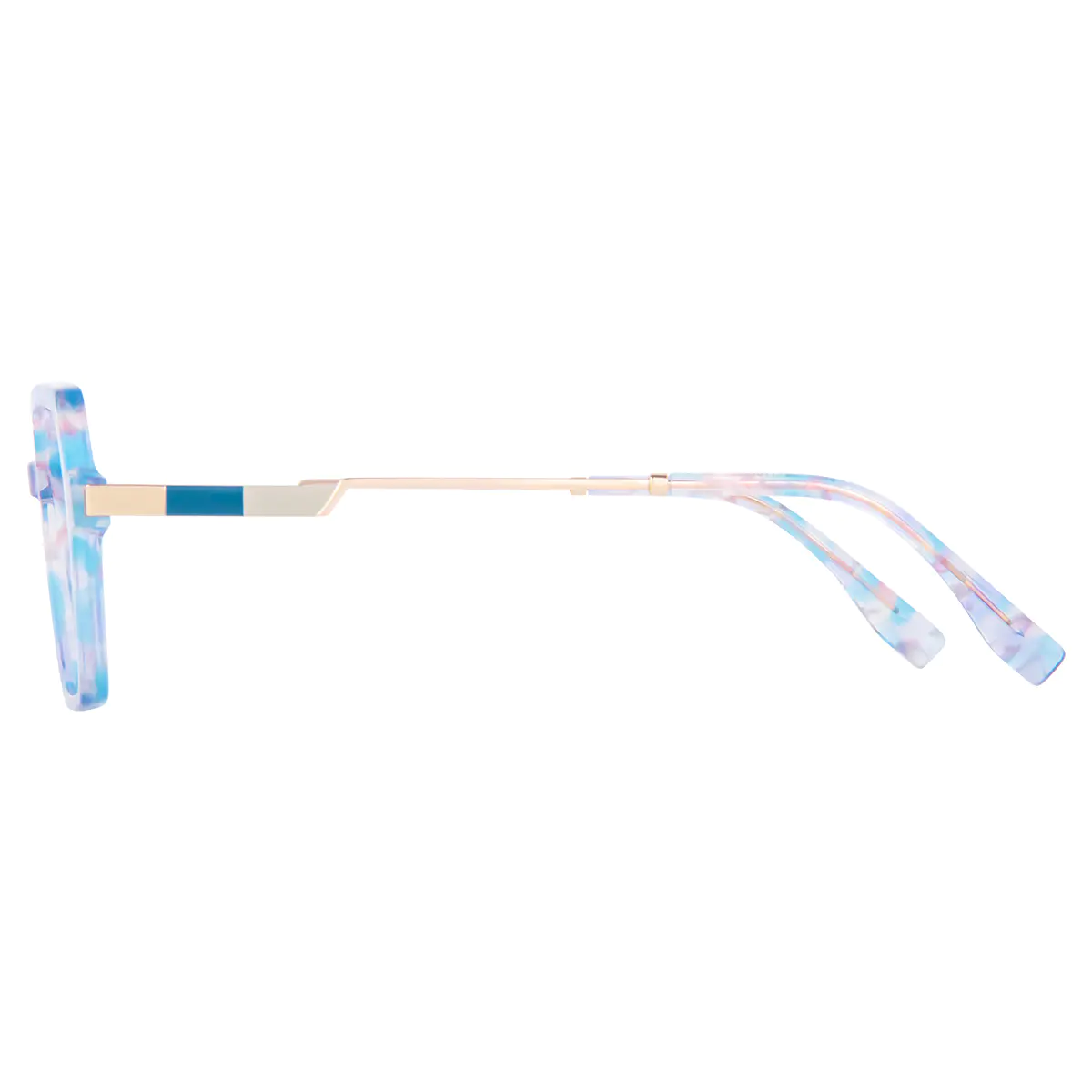 Square Light Blue Eyeglasses