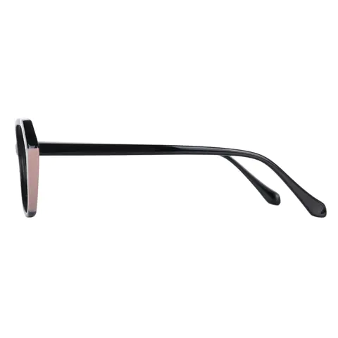 Geometric Black Eyeglasses