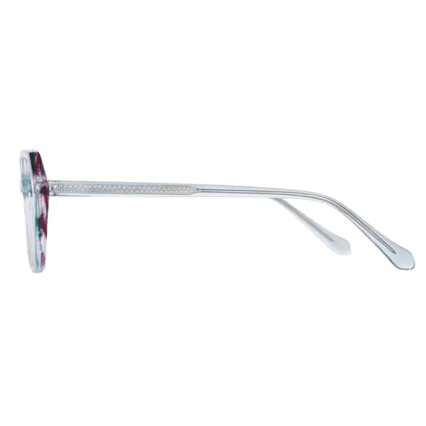 Geometric Clear Eyeglasses