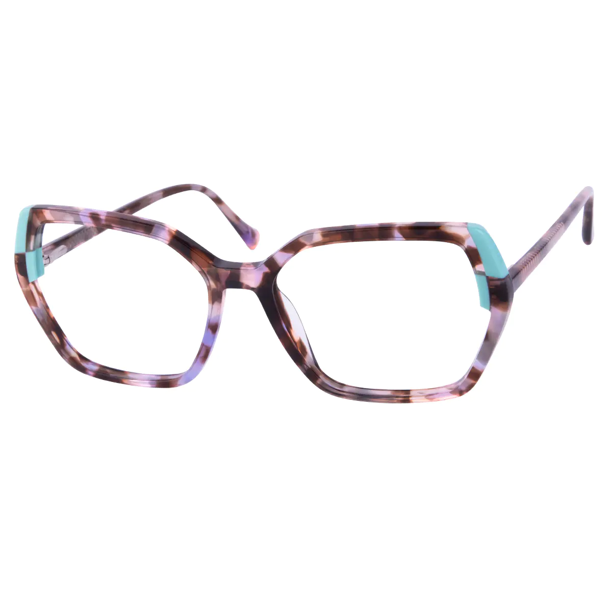 Geometric Multicolor Eyeglasses