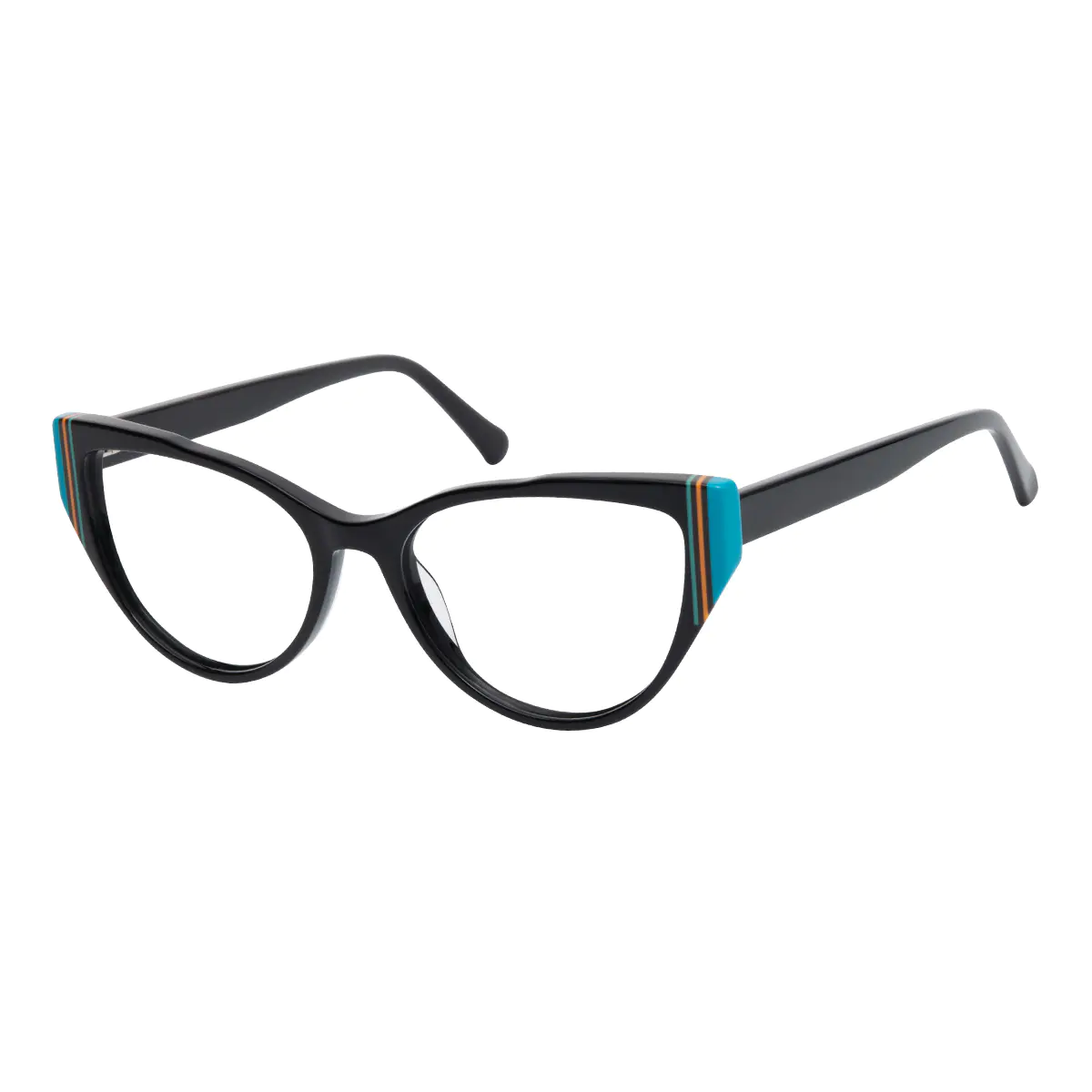 Cat-eye Black Eyeglasses