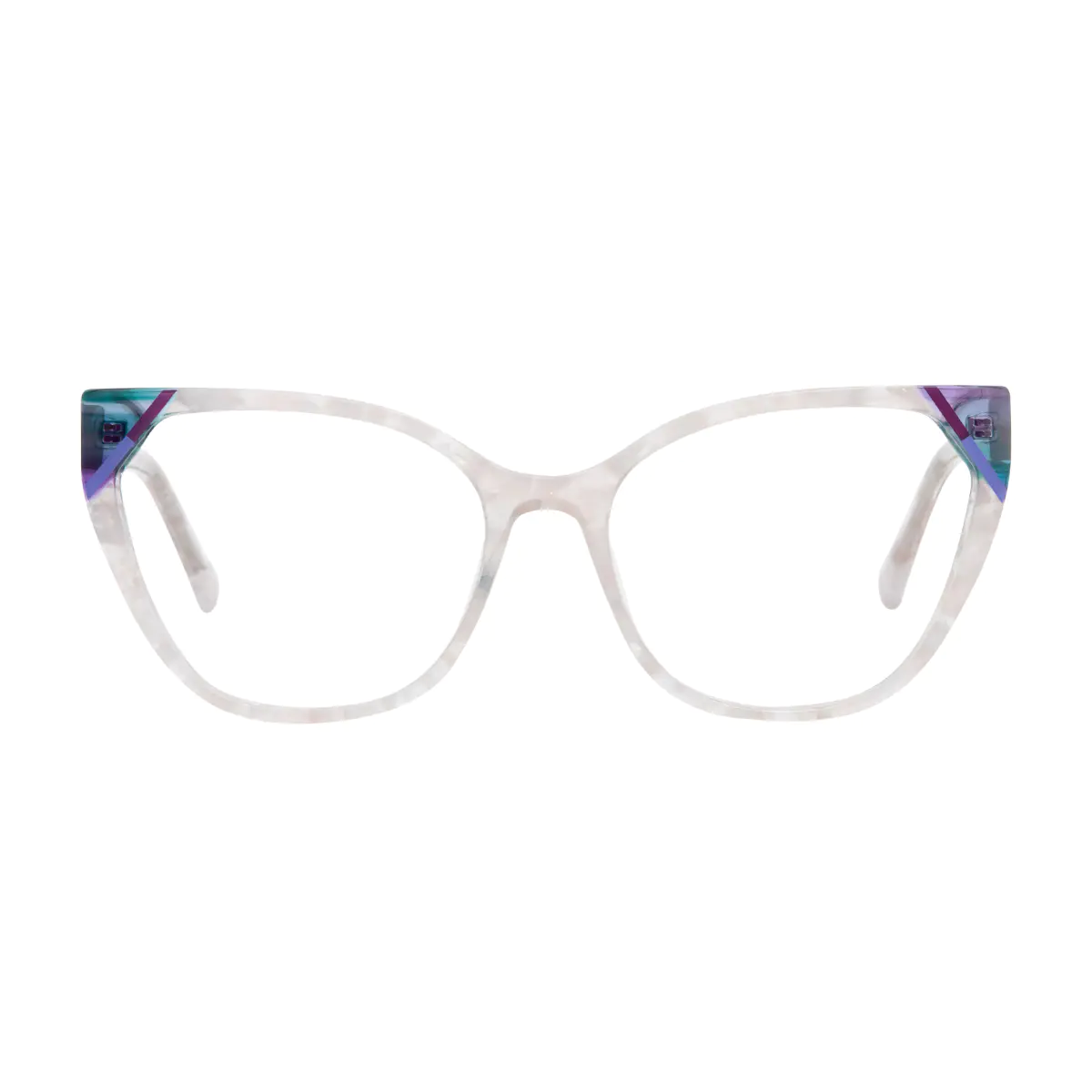 Cat-eye Clear Eyeglasses