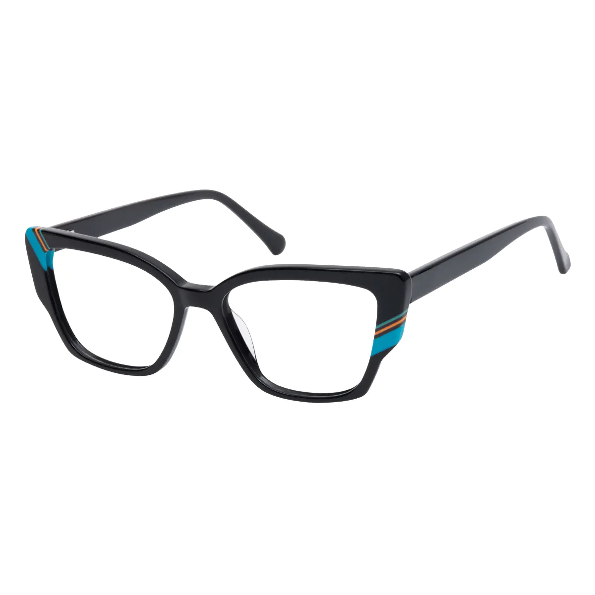 Cat-eye Black Eyeglasses