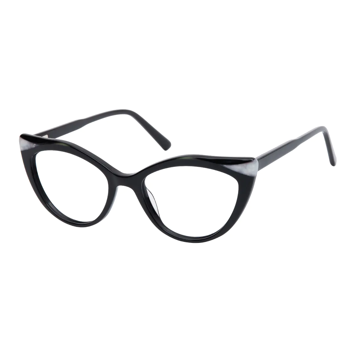 Cat-eye Black Eyeglasses
