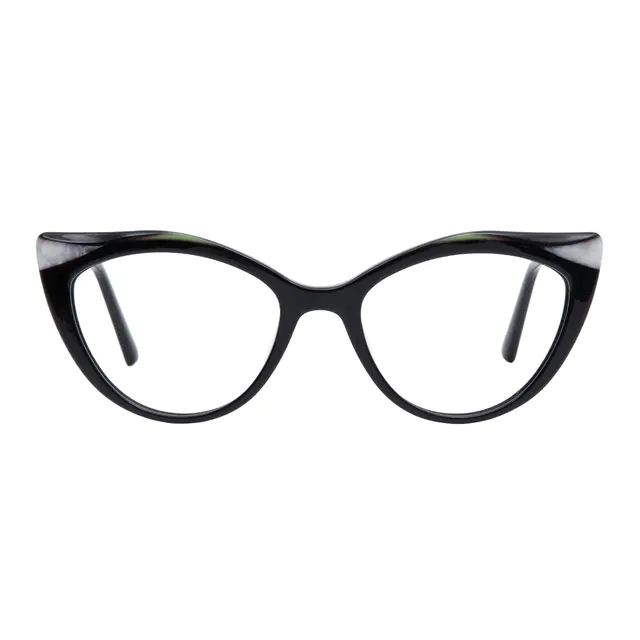 Cat-eye Black Eyeglasses