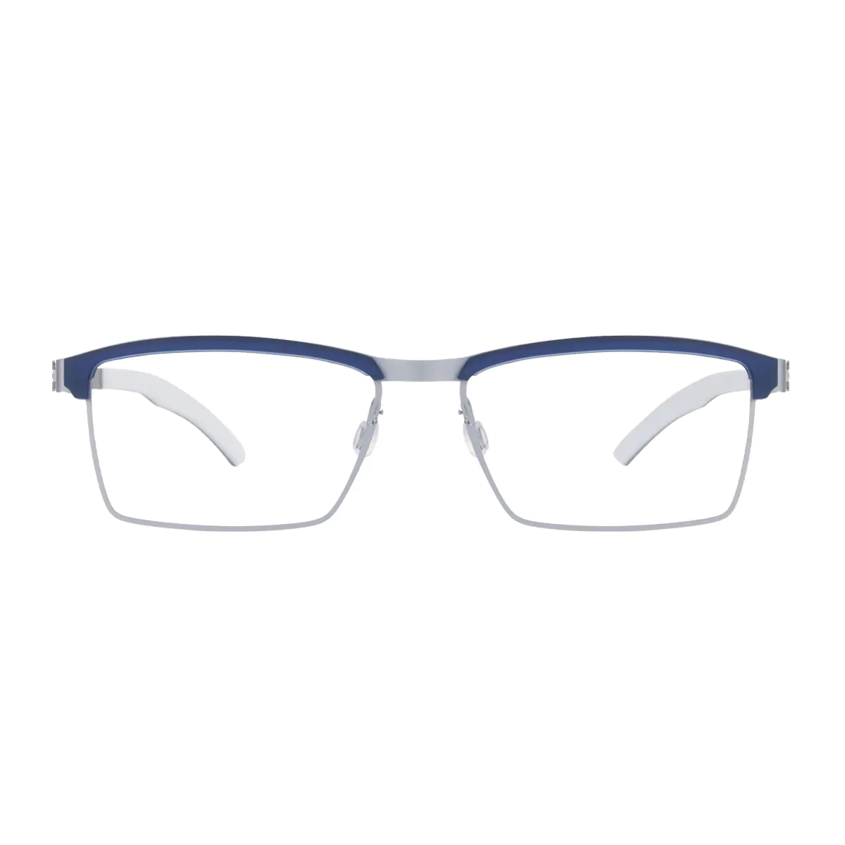 Browline Blue/Silver Eyeglasses