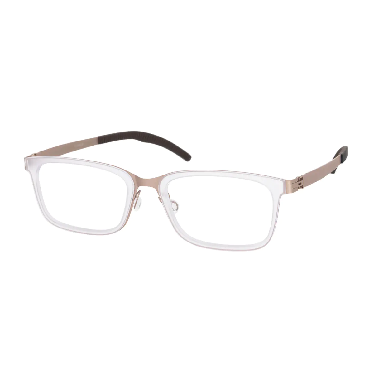 Rectangle Clear Eyeglasses