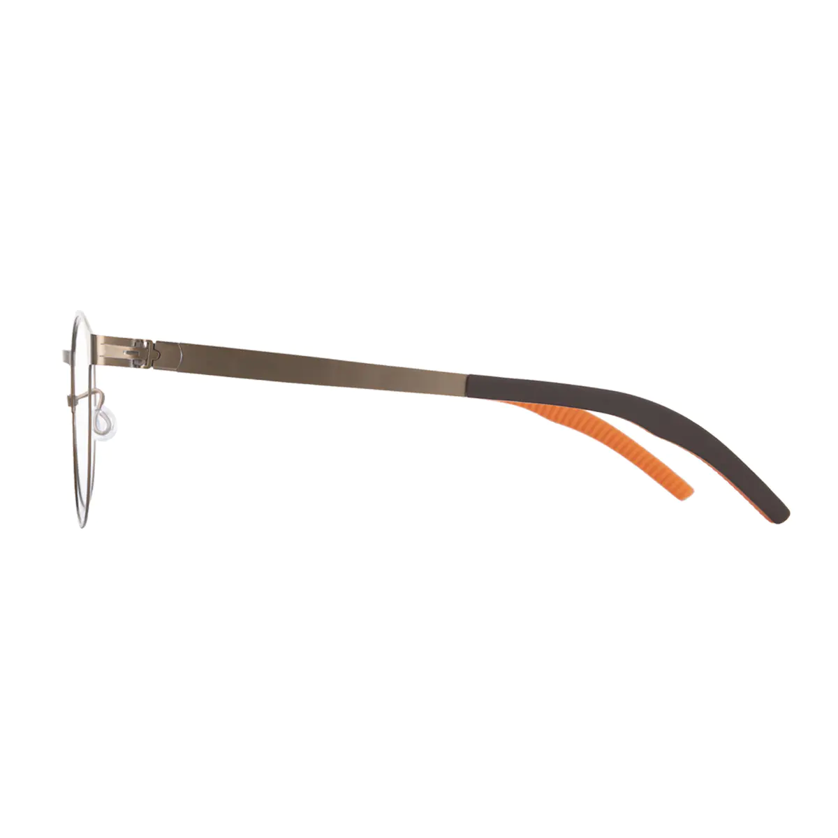 Round Gold Eyeglasses