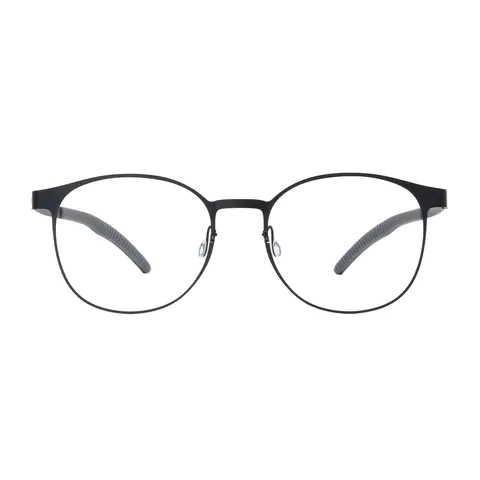 Round Black Eyeglasses