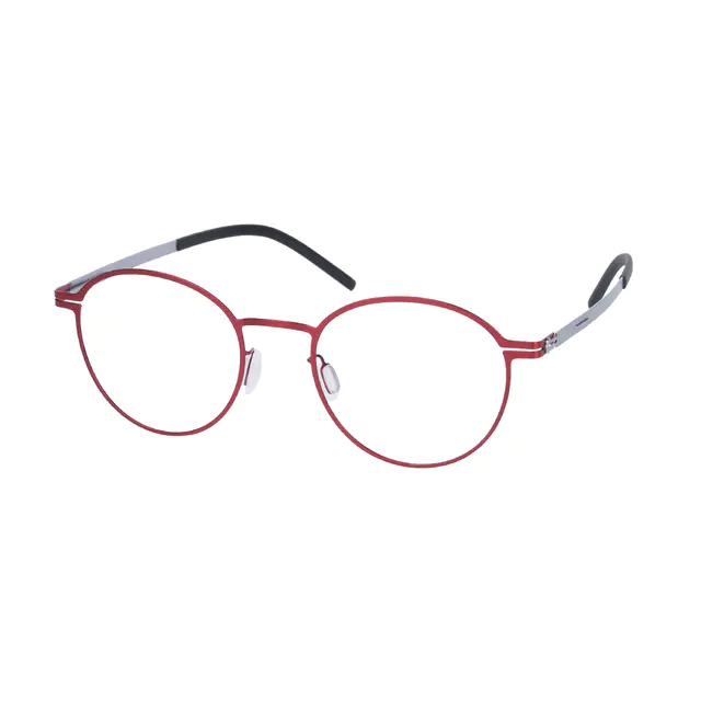Round Red Eyeglasses