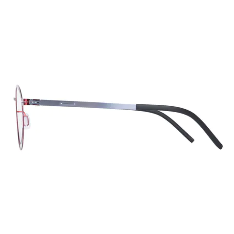 Round Red Eyeglasses