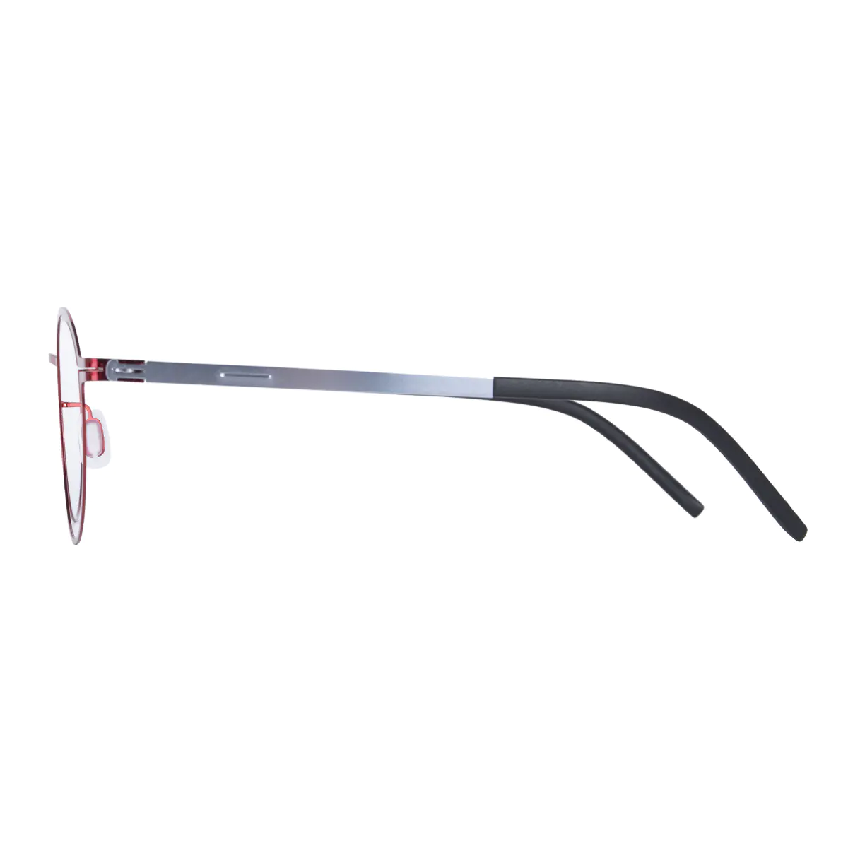 Round Red Eyeglasses