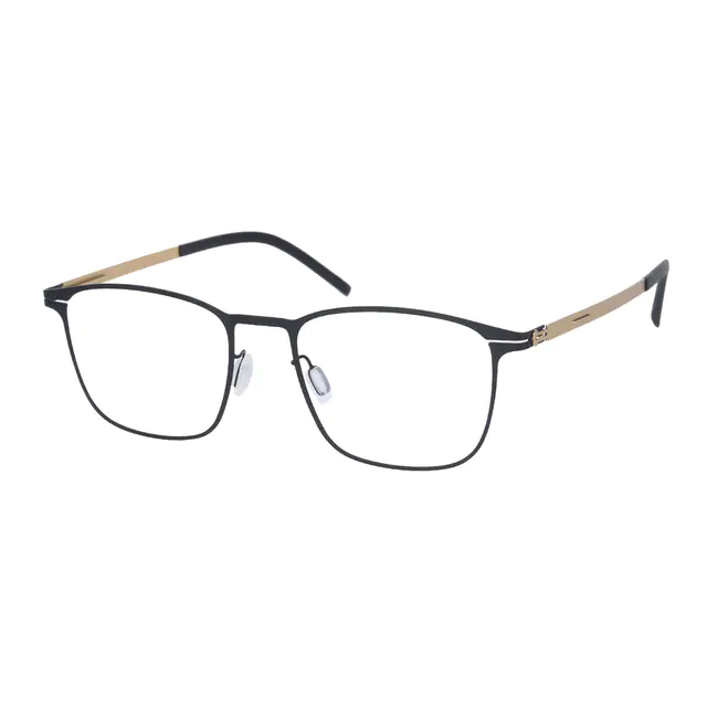 Rectangle Black Eyeglassess