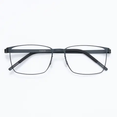 Rectangle Black Eyeglasses
