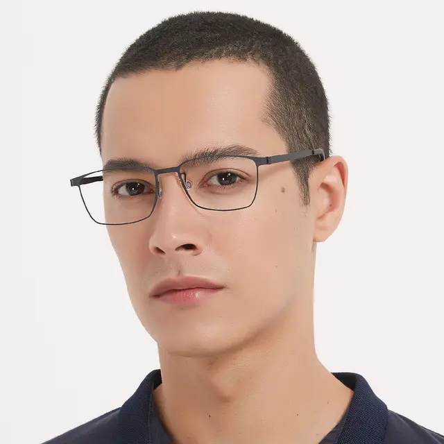 Rectangle Black Eyeglasses