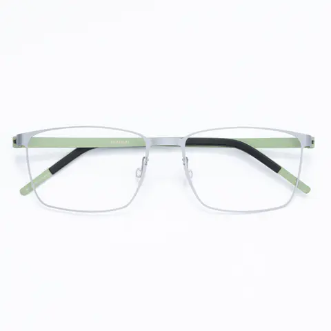 Rectangle Silver Eyeglasses