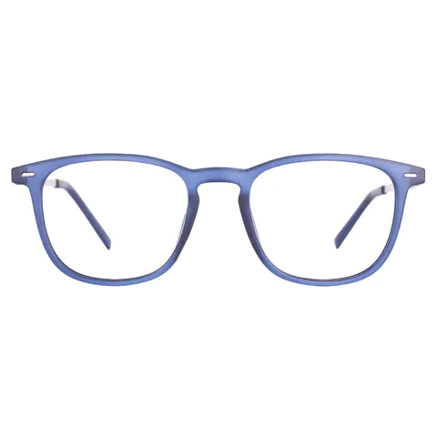 Square Blue Reading Glasses