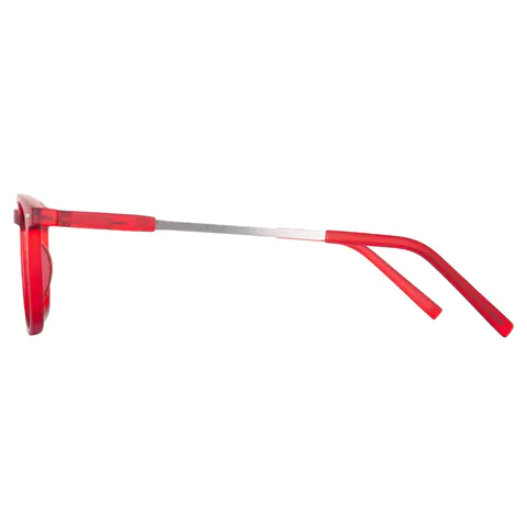 Square Red Reading Glasses