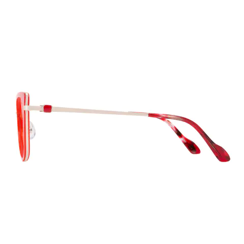Cat-eye Red Eyeglasses