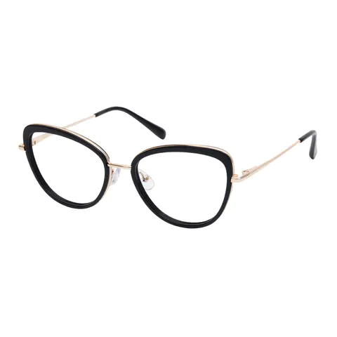 Round Black Eyeglasses