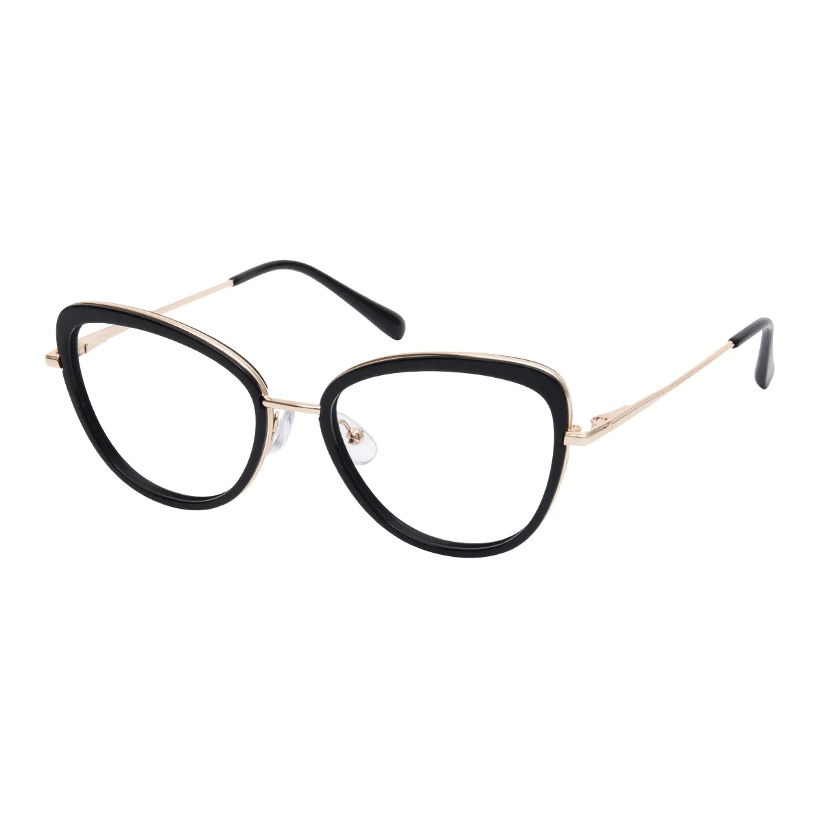 Round Black Eyeglasses