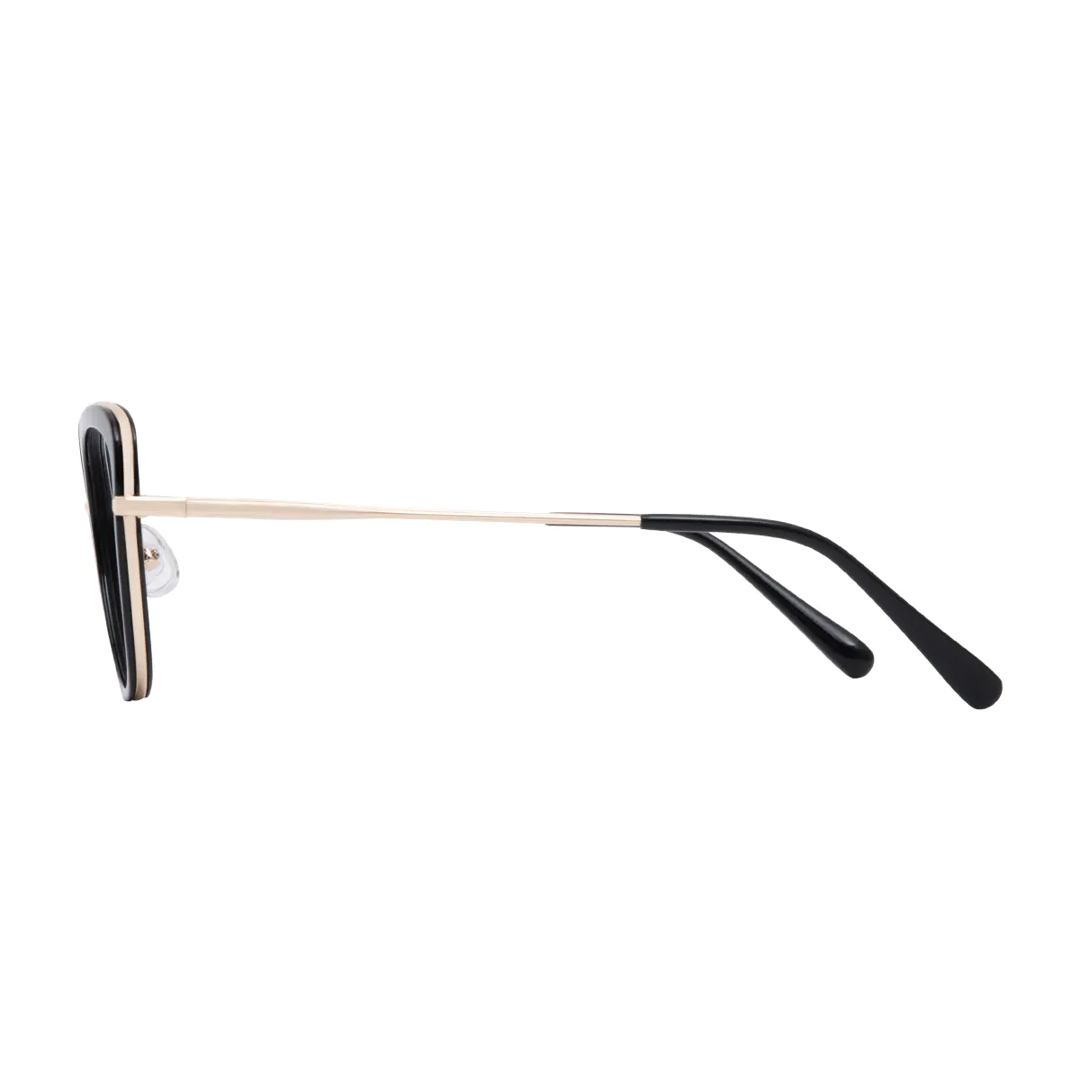 Round Black Eyeglasses