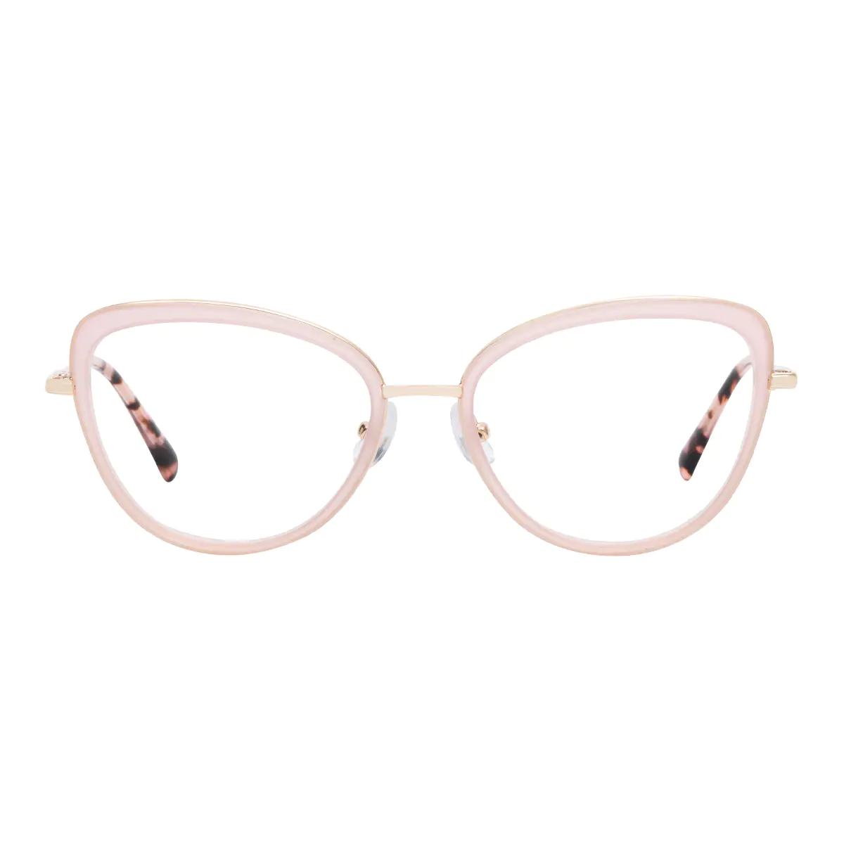 Round Pink Eyeglasses