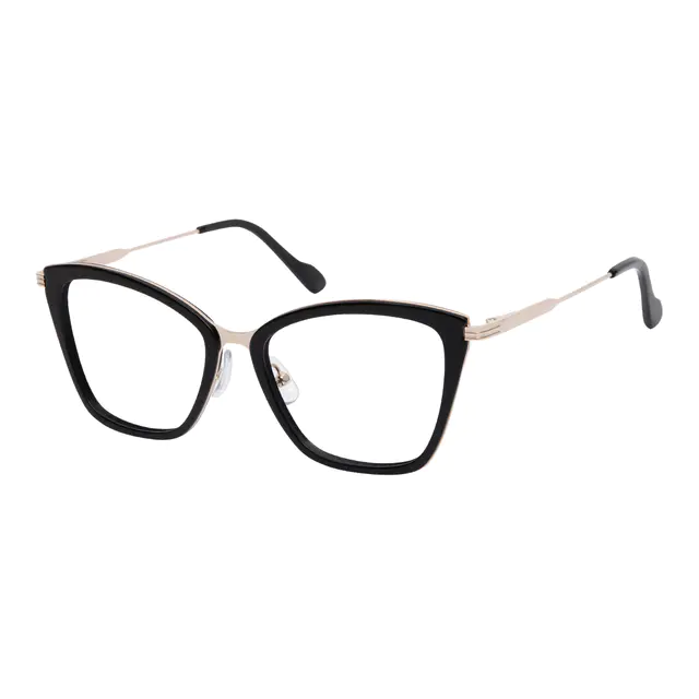 Cat-eye Black Eyeglasses