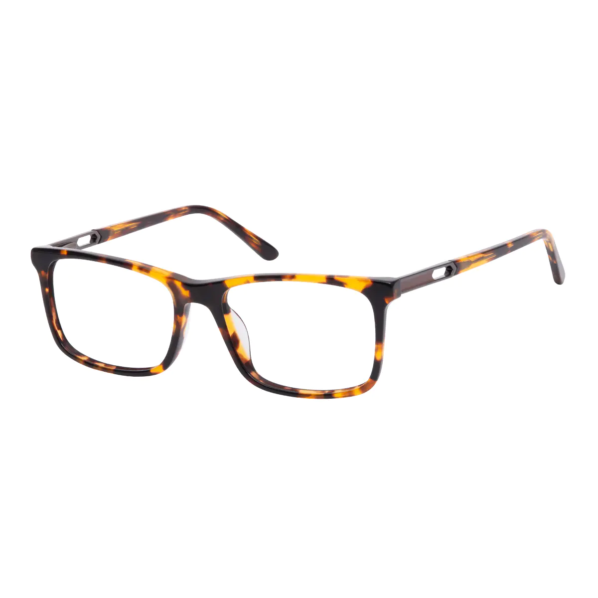Rectangle Tortoiseshell Eyeglasses