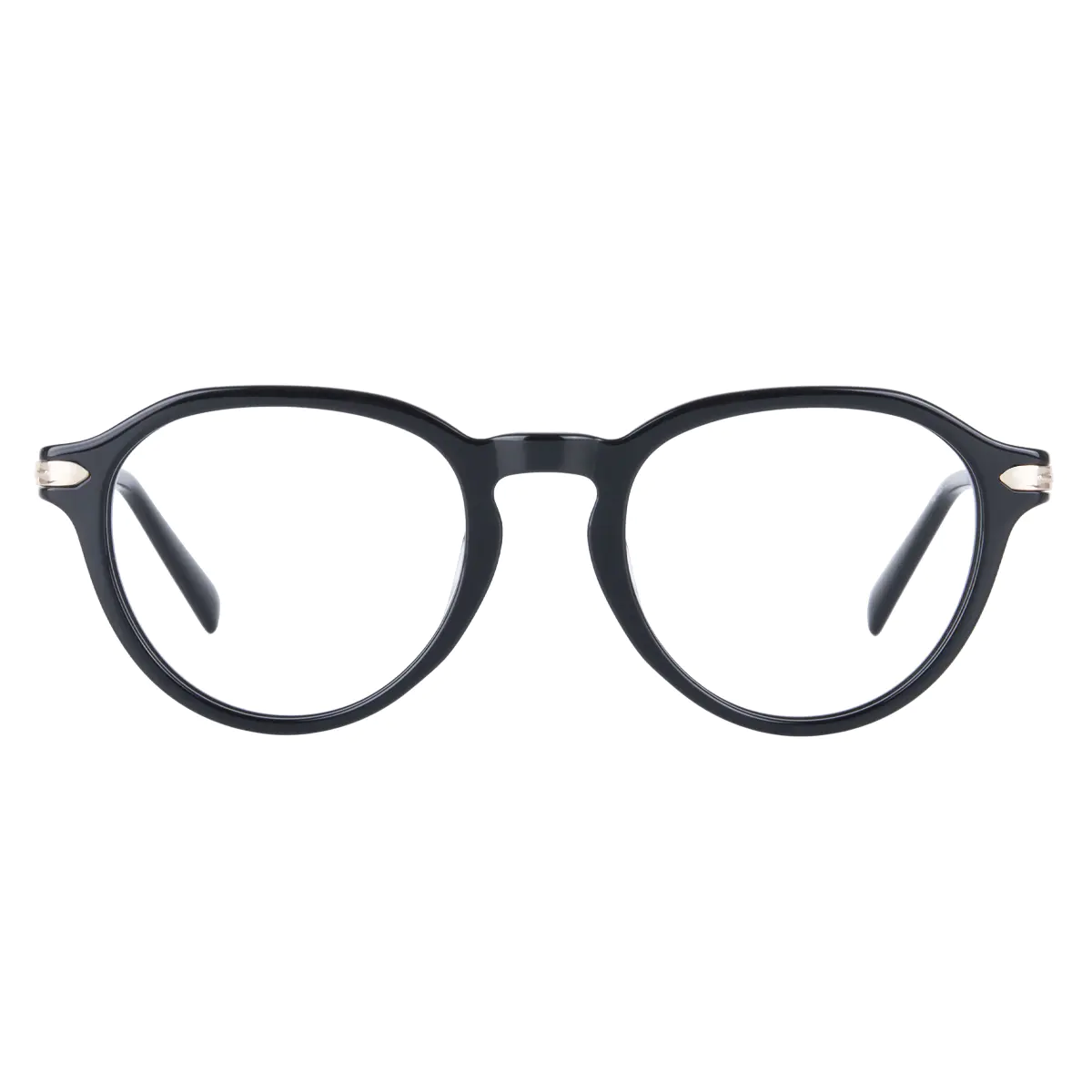Oval Black Eyeglasses