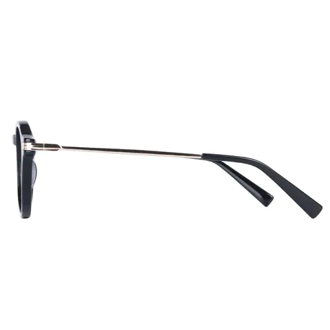 Oval Black Eyeglasses