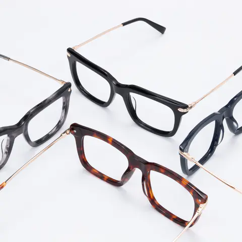 Rectangle Black Eyeglasses