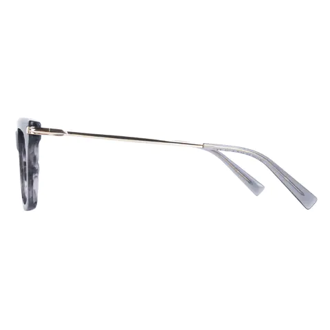Rectangle Grey Eyeglasses