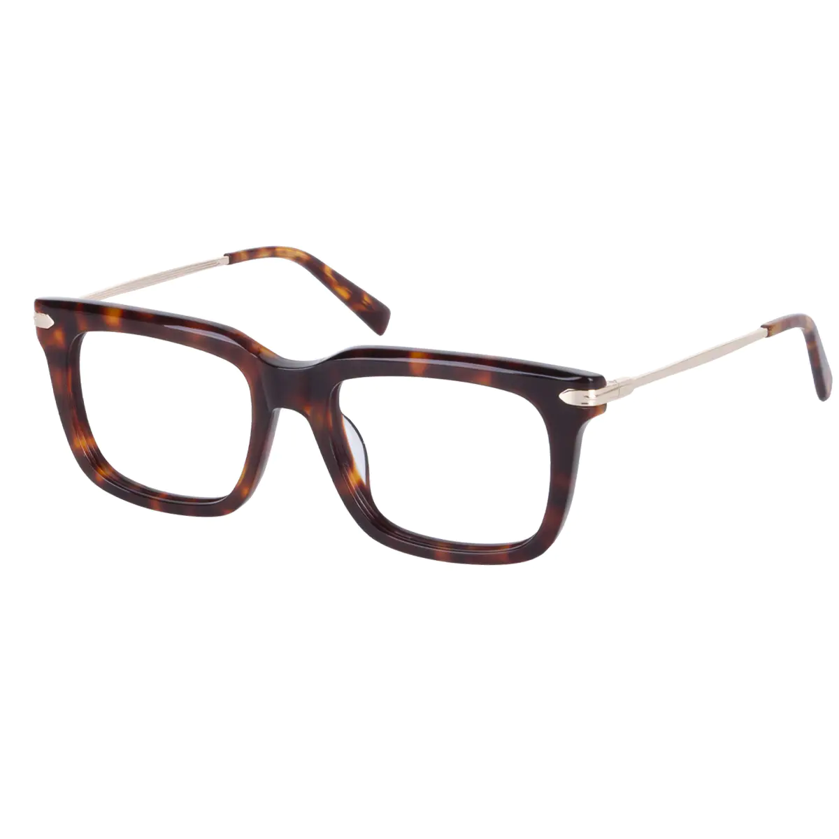 Rectangle Tortoiseshell Eyeglasses