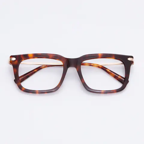 Rectangle Tortoiseshell Eyeglasses